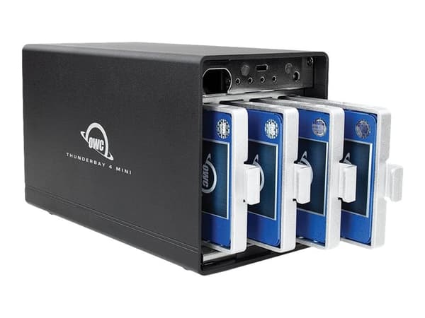 OWC ThunderBay 4 mini - Hårddiskarkivering - 4 fack (SATA-600) - Thunderbolt 3 (extern) - för Apple iMac; iMac Pro (skickad 2017); Mac mini; Mac Pro