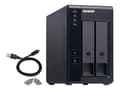 Miniatyrbild 4 av 5: QNAP TR-002 - Hårddiskarray - 2 fack (SATA-600) - USB 3.1 Gen 2 (extern)