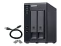 Miniatyrbild 1 av 5: QNAP TR-002 - Hårddiskarray - 2 fack (SATA-600) - USB 3.1 Gen 2 (extern)