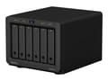Miniatyrbild 2 av 5: Synology Disk Station DS620slim - NAS-server - 6 fack - SATA 6Gb/s - RAID RAID 0, 1, 5, 6, 10, JBOD - RAM 2 GB - Gigabit Ethernet - iSCSI support