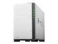 Miniatyrbilde 1 av 5: Synology Disk Station DS220j - NAS-server - 2 brønner - SATA 6Gb/s - RAID RAID 0, 1, JBOD - RAM 512 MB - Gigabit Ethernet - iSCSI støtte