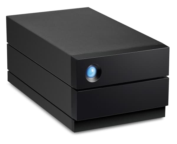 Seagate 2big RAID hårddiskar 28 TB Skrivbord Svart