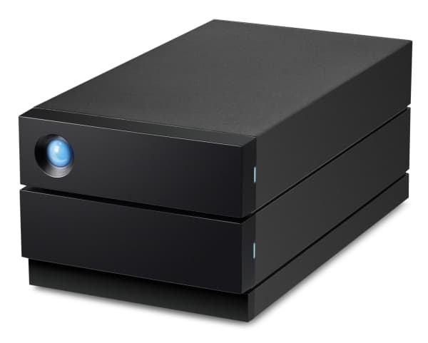 Seagate 2big RAID hårddiskar 28 TB Skrivbord Svart