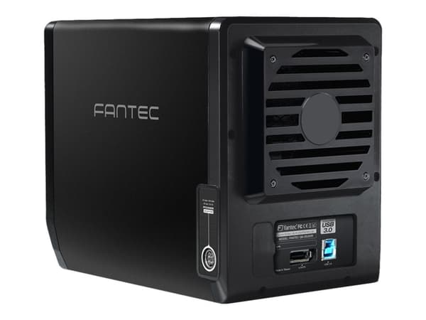 FANTEC QB-35U31R - Solid state/harddiskmatris - 4 fack (SATA-600) - USB 3.1 Gen 2 (extern)