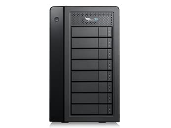 Promise Technology Pegasus32 R8, 32 TB, HDD, 11 kg, Tower, Musta