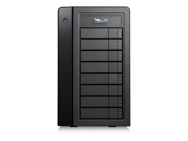 Promise Technology Pegasus32 R8, 96 TB, HDD, 11 kg, Tower, Musta