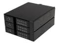 Miniatyrbilde 2 av 5: StarTech.com 3-Bay Hot Swap Backplane for 3.5in SAS II/SATA III - 6 Gbps HDD - Aluminum Trayless Mobile Rack Backplane (HSB3SATSASBA) - Bevegelig lag