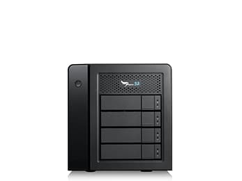 Promise Pegasus32 R4 - Harddiskarray - 16 TB - 4 brønner (SATA-600) - HDD 4 TB x 4 - Thunderbolt 3, USB 3.2 Gen 2 (ekstern)