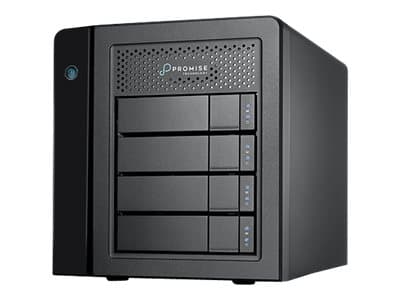 Promise Pegasus32 R4 - Harddiskarray - 16 TB - 4 brønner (SATA-600) - HDD 4 TB x 4 - Thunderbolt 3, USB 3.2 Gen 2 (ekstern) Sort