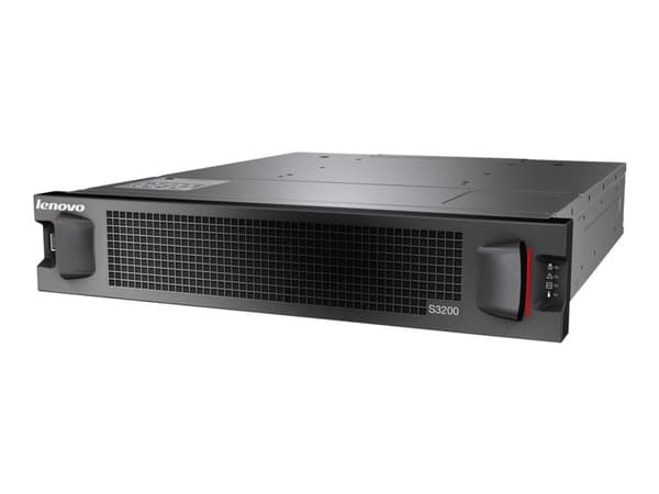 Lenovo Storage S3200 6411 - Harddiskarray - 24 brønner (SAS-2) - kan monteres i rack - 2U - TopSeller
