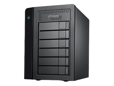 Promise Pegasus32 R6 - Harddiskarray - 84 TB - 6 brønner (SATA-600) - HDD 14 TB x 6 - Thunderbolt 3, USB 3.2 Gen 2 (ekstern)