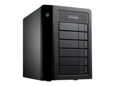Promise Pegasus32 R6 - Harddiskarray - 84 TB - 6 brønner (SATA-600) - HDD 14 TB x 6 - Thunderbolt 3, USB 3.2 Gen 2 (ekstern)