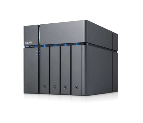 QSAN XN7004T, NAS, Tower, Intel® Core™ i3, Grå Grå