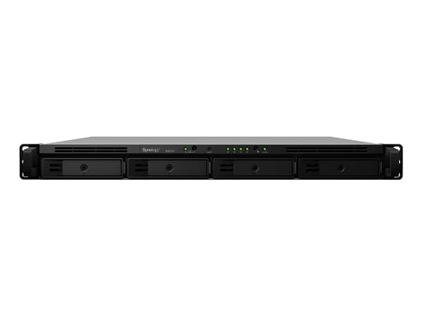 Synology RX418 Expansion Unit - Kabinett för lagringsenheter - 4 fack (SATA-600) - kan monteras i rack - 1U