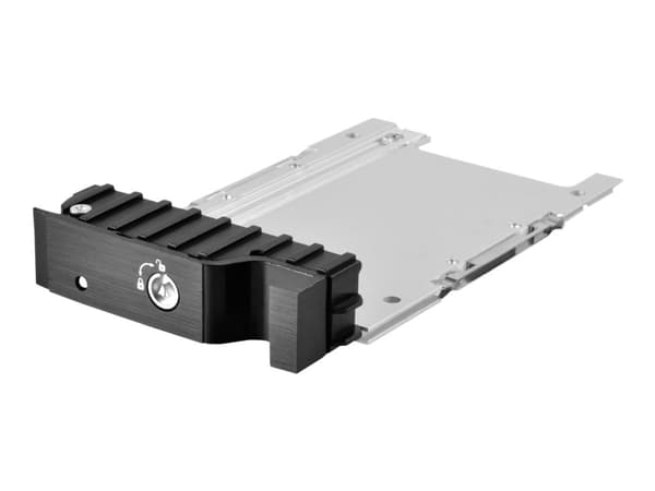 SilverStone FS204 - Hus til lagringsenhed - 2,5" - 5,25" til 4 x 2,5" - sort