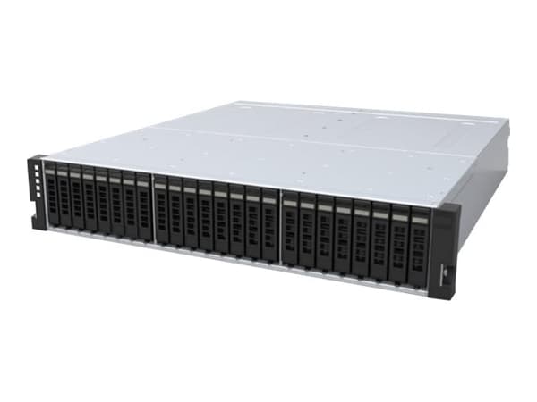 WD 2U24 Flash Storage Platform 2U24-1005 - Lagerskap - 11.52 TB - 24 brønner (SATA-600) - SSD 960 GB x 12 - kan monteres i rack - 2U Sort, Grå