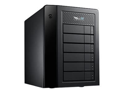 Promise Pegasus32 R6 - Harddiskarray - 24 TB - 6 brønner (SATA-600) - HDD 4 TB x 6 - Thunderbolt 3, USB 3.2 Gen 2 (ekstern)