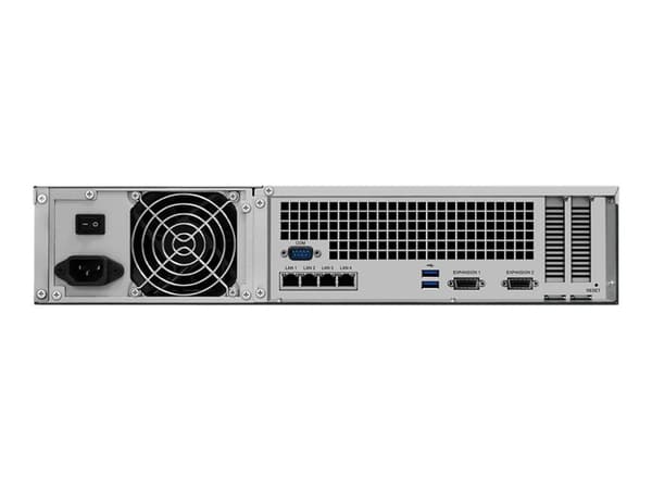 Synology RackStation RS3618xs, NAS, Teline ( 2U ), Intel® Xeon® D, D-1521, Musta