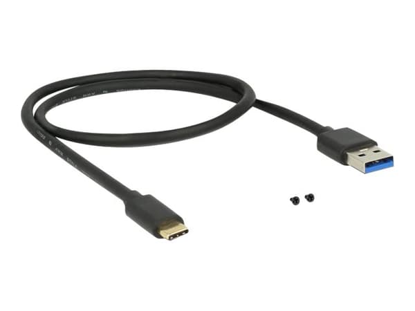 DeLOCK - Lagringskontroll - 2,5" - SATA 6Gb/s - USB-C - svart