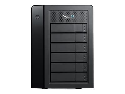 Promise Pegasus32 R6 - Hårddiskarray - 48 TB - 6 fack (SATA-600) - HDD 8 TB x 6 - Thunderbolt 3, USB 3.2 Gen 2 (extern)