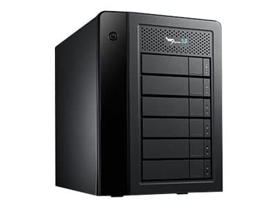 Promise Pegasus32 R6 - Hårddiskarray - 48 TB - 6 fack (SATA-600) - HDD 8 TB x 6 - Thunderbolt 3, USB 3.2 Gen 2 (extern)