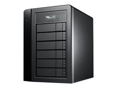 Promise Pegasus32 R6 - Hårddiskarray - 48 TB - 6 fack (SATA-600) - HDD 8 TB x 6 - Thunderbolt 3, USB 3.2 Gen 2 (extern)
