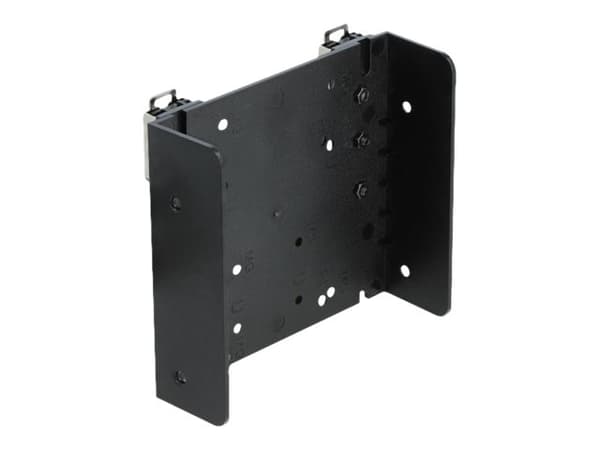 Delock DIN rail Mounting Kit for Micro Controller or 3.5" Devices - DIN-skinnemonteringssett - svart