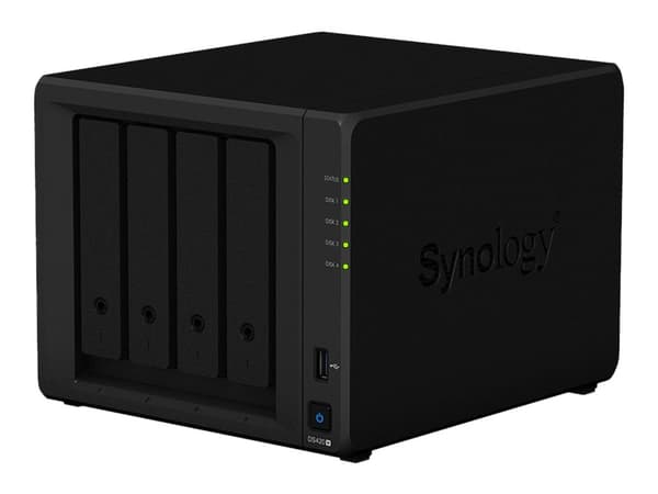 Synology DS420+ filserver Svart