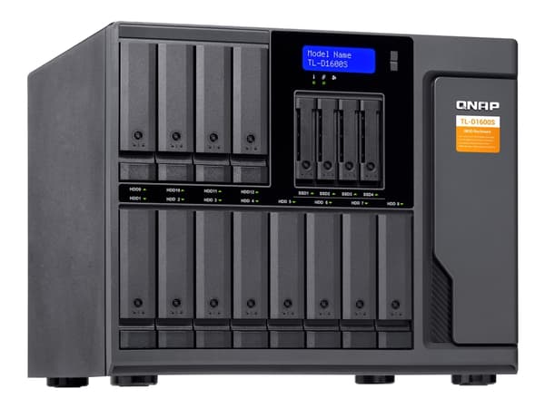 QNAP TL-D1600S - Hårddiskmatris - 16 fack (SATA-600) - SATA 6Gb/s (extern)