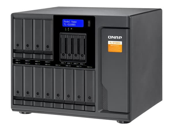 QNAP TL-D1600S - Hårddiskmatris - 16 fack (SATA-600) - SATA 6Gb/s (extern)