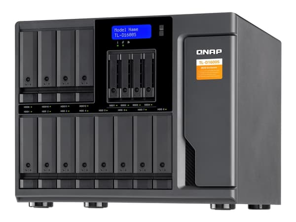 QNAP TL-D1600S - Kiintolevymallisto - 16 paikkaa (SATA-600) - SATA 6Gb/s (ulkoinen)