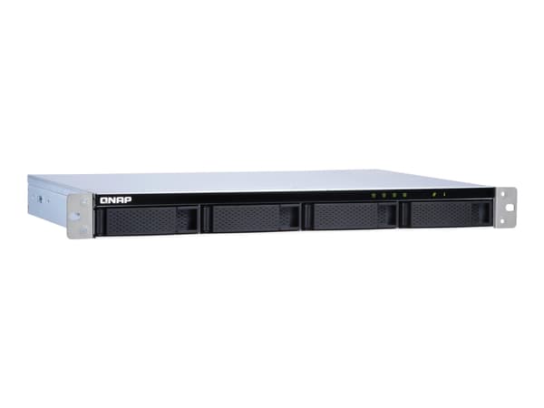 QNAP TL-R400S - Harddiskarray - 4 brønner (SATA-600) - SATA 6Gb/s (ekstern) - kan monteres i rack - 1U