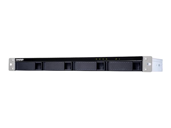 QNAP TL-R400S - Harddiskarray - 4 brønner (SATA-600) - SATA 6Gb/s (ekstern) - kan monteres i rack - 1U