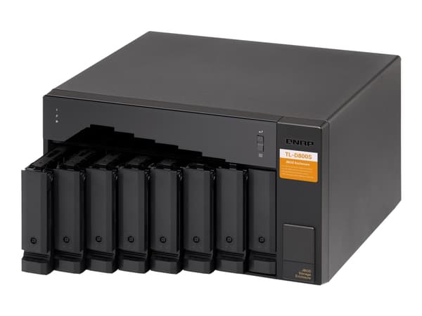 QNAP TL-D800S - Kiintolevymallisto - 8 paikkaa (SATA-600) - SATA 6Gb/s (ulkoinen)
