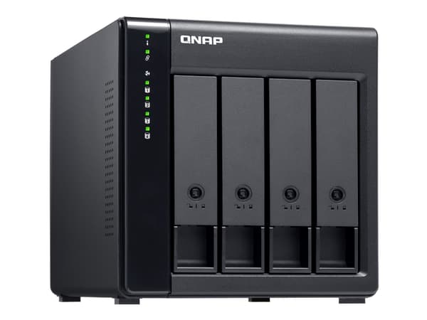 QNAP TL-D400S - Harddiskarray - 4 brønner (SATA-600) - SATA 6Gb/s (ekstern)