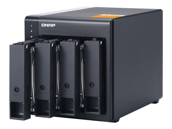 QNAP TL-D400S - Harddiskarray - 4 brønner (SATA-600) - SATA 6Gb/s (ekstern)
