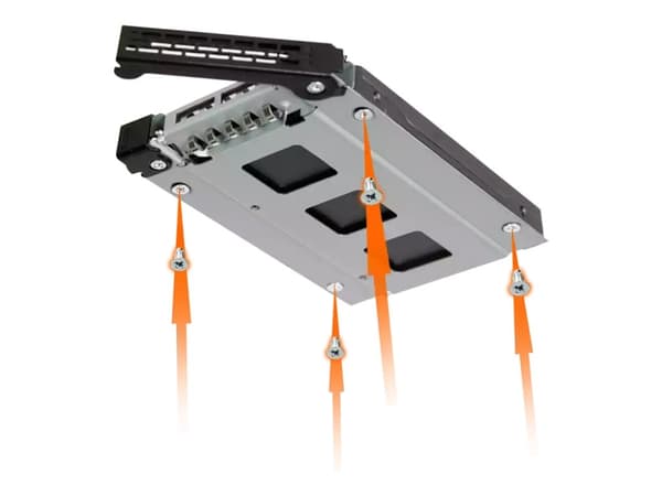 Cremax ICY Dock MB996SP-6SB - Tallennuslaitekotelo jäähdytystuulettimella - 2,5" - mattamusta