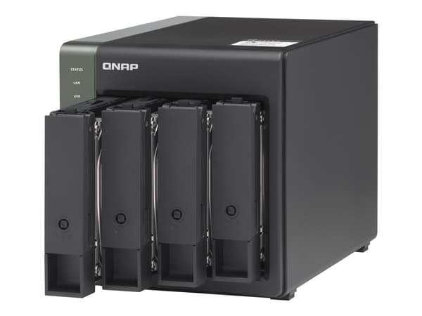 QNAP TS-431X3 - NAS-server - 4 fack - SATA 6Gb/s - RAID RAID 0, 1, 5, 6, 10, JBOD, 5 hot spare, 6-reservsnabbyte, 10 hot spare - RAM 4 GB - Gigabit E