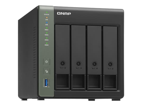 QNAP TS-431X3 - NAS-server - 4 fack - SATA 6Gb/s - RAID RAID 0, 1, 5, 6, 10, JBOD, 5 hot spare, 6-reservsnabbyte, 10 hot spare - RAM 4 GB - Gigabit E
