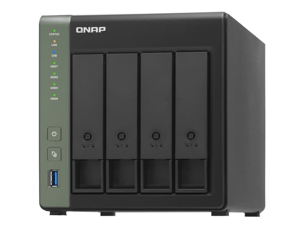 QNAP TS-431X3 - NAS-server - 4 fack - SATA 6Gb/s - RAID RAID 0, 1, 5, 6, 10, JBOD, 5 hot spare, 6-reservsnabbyte, 10 hot spare - RAM 4 GB - Gigabit E