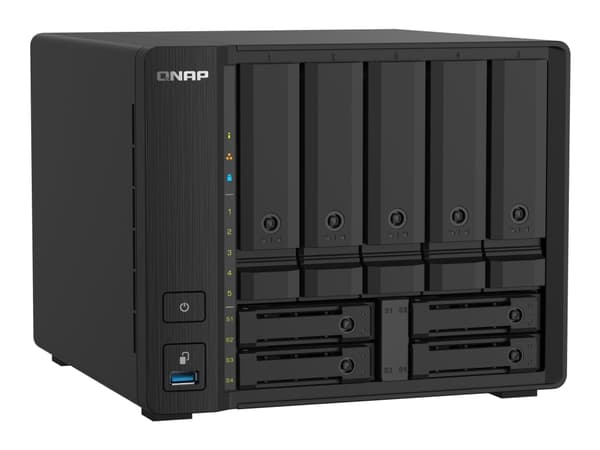 QNAP TS-932PX - NAS-server - 9 fack - SATA 6Gb/s - RAID RAID 0, 1, 5, 6, 10, 50, JBOD, 5 hot spare, 6-reservsnabbyte, 60, 50 hot spare, 10 hot spare,