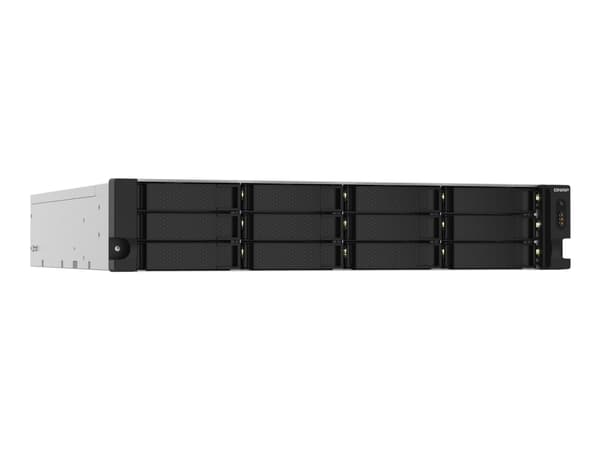 QNAP TS-1232PXU-RP - NAS-server - 12 fack - kan monteras i rack - SATA 6Gb/s - RAID RAID 0, 1, 5, 6, 10, 50, JBOD, 60 - RAM 4 GB - Gigabit Ethernet /