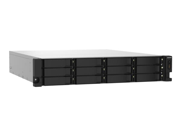 QNAP TS-1232PXU-RP - NAS-server - 12 fack - kan monteras i rack - SATA 6Gb/s - RAID RAID 0, 1, 5, 6, 10, 50, JBOD, 60 - RAM 4 GB - Gigabit Ethernet /