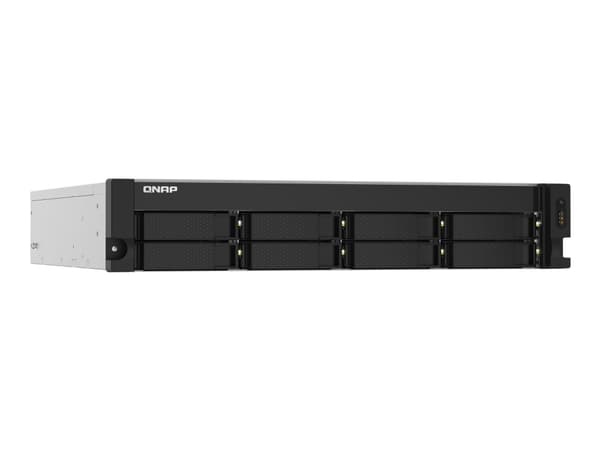 QNAP TS-832PXU - NAS-server - 8 fack - kan monteras i rack - SATA 6Gb/s - RAID RAID 0, 1, 5, 6, 10, 50, JBOD, 60 - RAM 4 GB - Gigabit Ethernet / 2.5