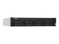 Miniatyrbild 4 av 5: QNAP TS-832PXU - NAS-server - 8 fack - kan monteras i rack - SATA 6Gb/s - RAID RAID 0, 1, 5, 6, 10, 50, JBOD, 60 - RAM 4 GB - Gigabit Ethernet / 2.5