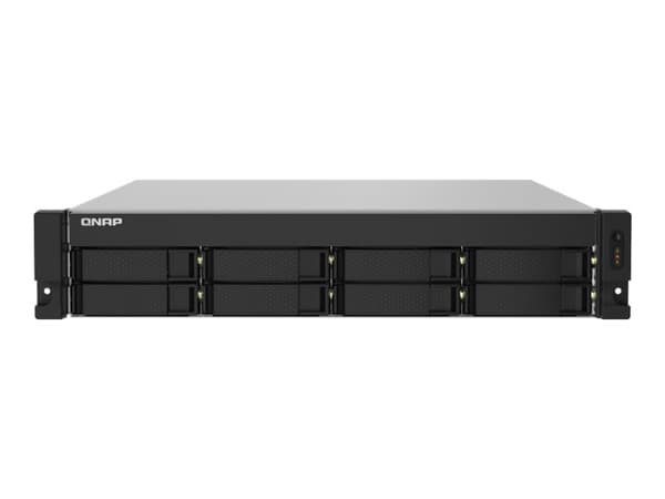QNAP TS-832PXU - NAS-server - 8 fack - kan monteras i rack - SATA 6Gb/s - RAID RAID 0, 1, 5, 6, 10, 50, JBOD, 60 - RAM 4 GB - Gigabit Ethernet / 2.5