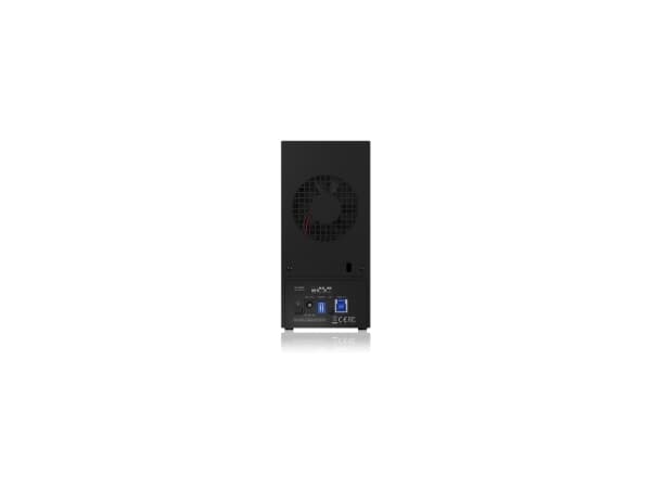 ICY BOX IB-RD3621U3 - Harddiskarray - 2 brønner (SATA-600) - USB 3.0 (ekstern)