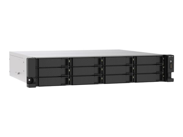 QNAP TS-1273AU-RP - NAS-server - 12 fack - kan monteras i rack - SATA 6Gb/s - RAID RAID 0, 1, 5, 6, 10, JBOD, 5 hot spare, 6-reservsnabbyte, 10 hot s