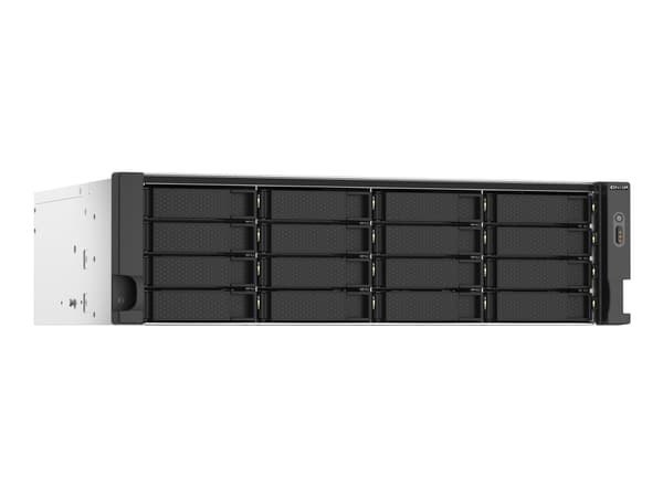 QNAP TS-1673AU-RP - NAS-server - 16 fack - kan monteras i rack - SATA 6Gb/s - RAID RAID 0, 1, 5, 6, 10, JBOD, 5 hot spare, 6-reservsnabbyte, 10 hot s