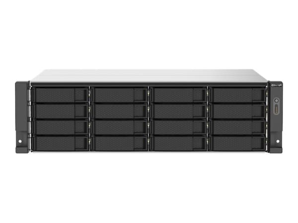 QNAP TS-1673AU-RP - NAS-server - 16 fack - kan monteras i rack - SATA 6Gb/s - RAID RAID 0, 1, 5, 6, 10, JBOD, 5 hot spare, 6-reservsnabbyte, 10 hot s